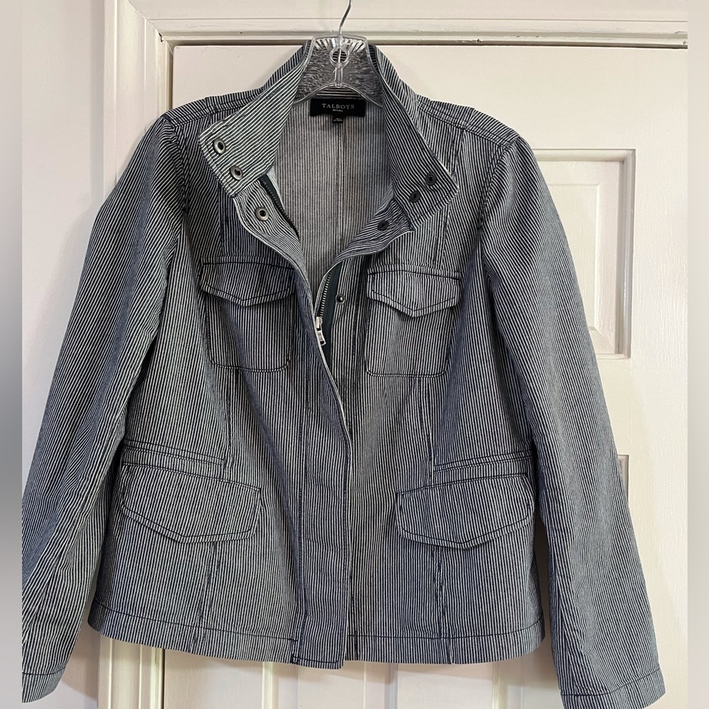 Talbots Size 8P Denim Jacket